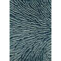Art Carpet 4 X 6 Ft. Troy Collection Ripple Woven Area Rug, Blue 25856